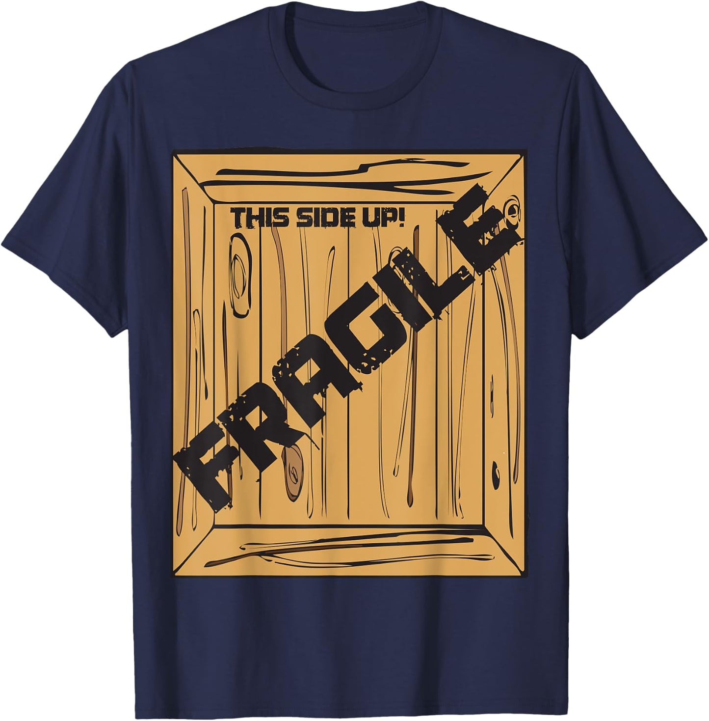 Fragile Shirt Halloween Christmas Costume Movie Shirt T-Shirt - T-Shirt | Navy