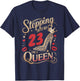 High Heels Stepping Into My 23rd Birthday 23 and Fabulous T-Shirt - T-Shirt | Navy