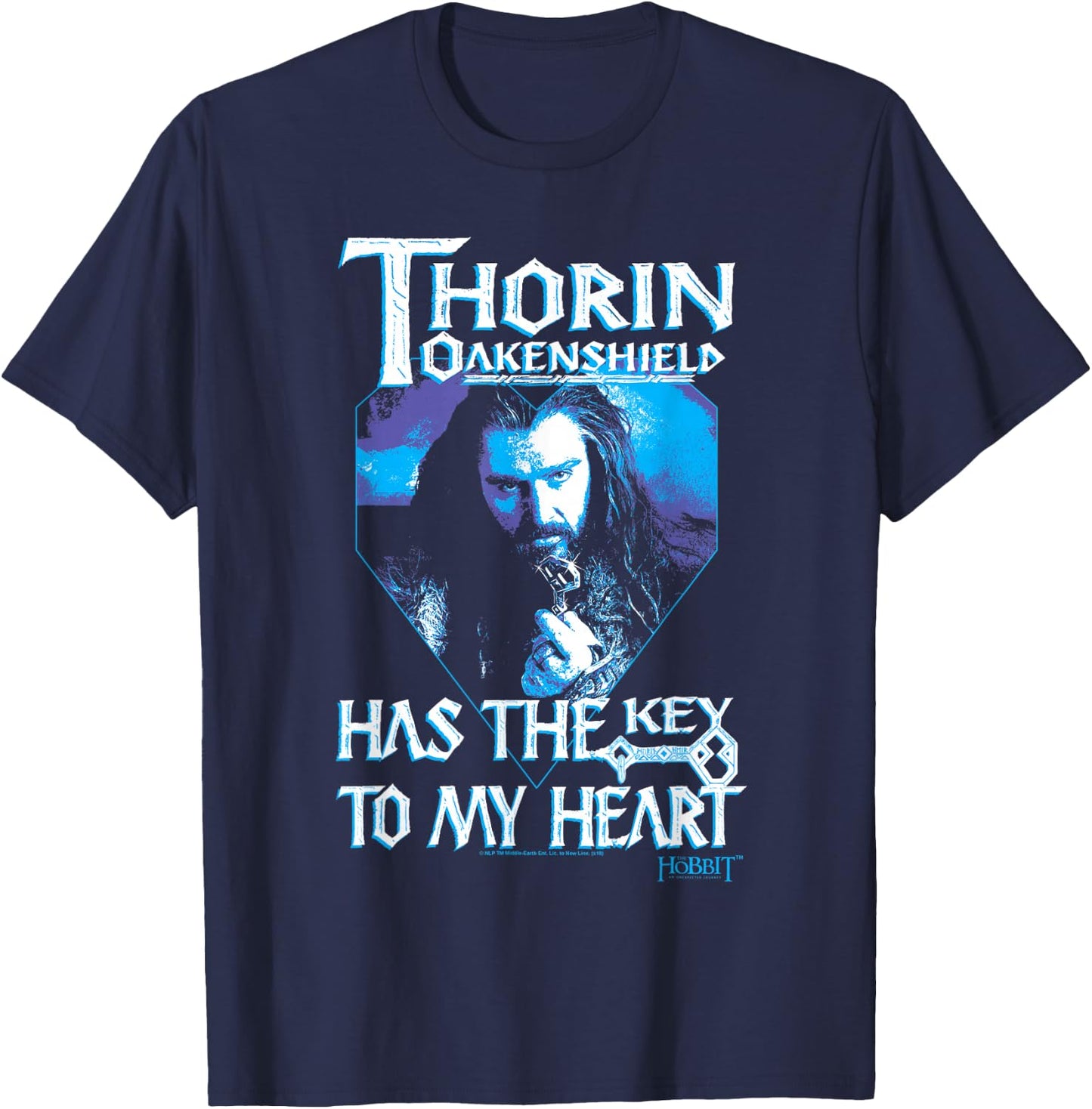 Hobbit Thorin's Key T-Shirt - T-Shirt | Navy