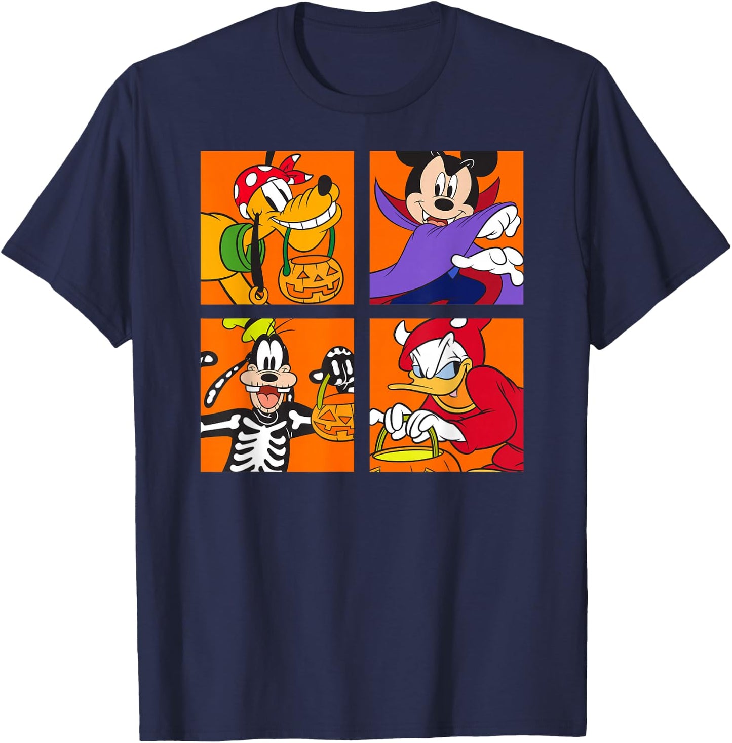 Disney - Mickey Mouse and Friends Surprise Halloween T-Shirt - T-Shirt | Navy