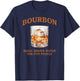 Bourbon Magic Brown Water For Fun People Funny Drinking Gift T-Shirt - T-Shirt | Navy