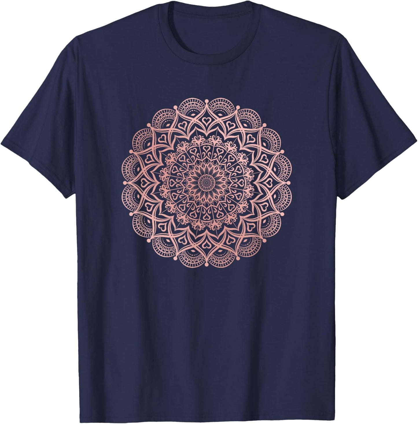 Lotus Flower Yoga Mandala , Men, Kids T-Shirt - T-Shirt | Navy
