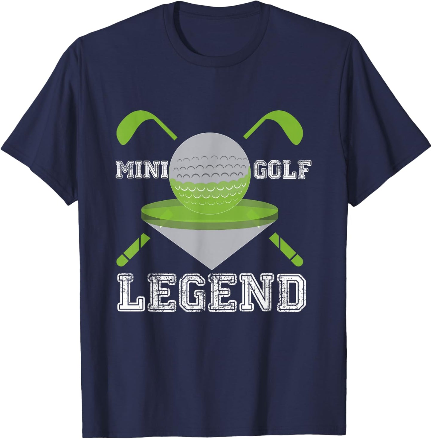 Mini Golf Legend Funny Hobby Sport Champ T-Shirt - T-Shirt | Navy