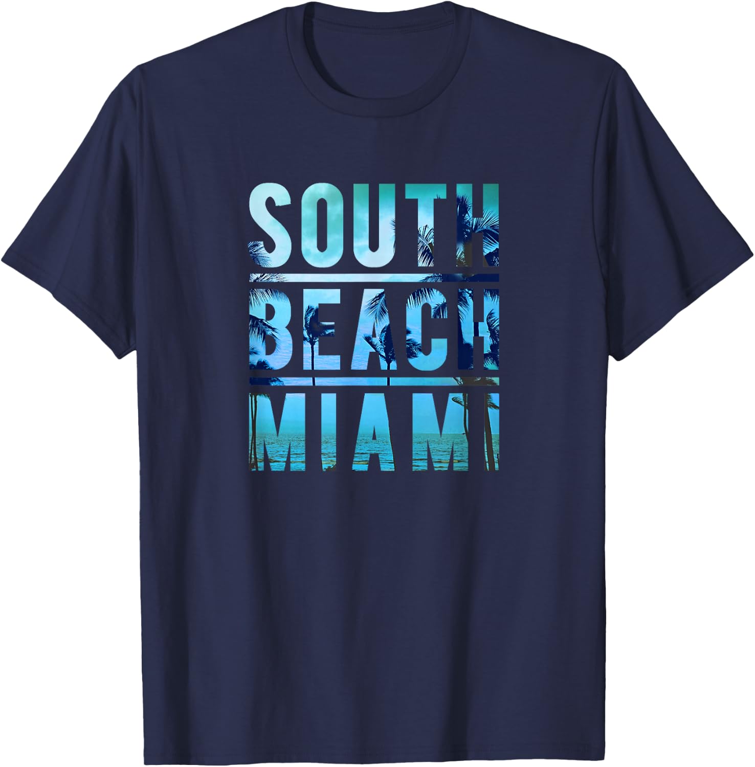 South Beach Miami T-Shirt - T-Shirt | Navy