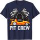 Pit Crew for Racing Car Parties T-Shirt - T-Shirt | Navy