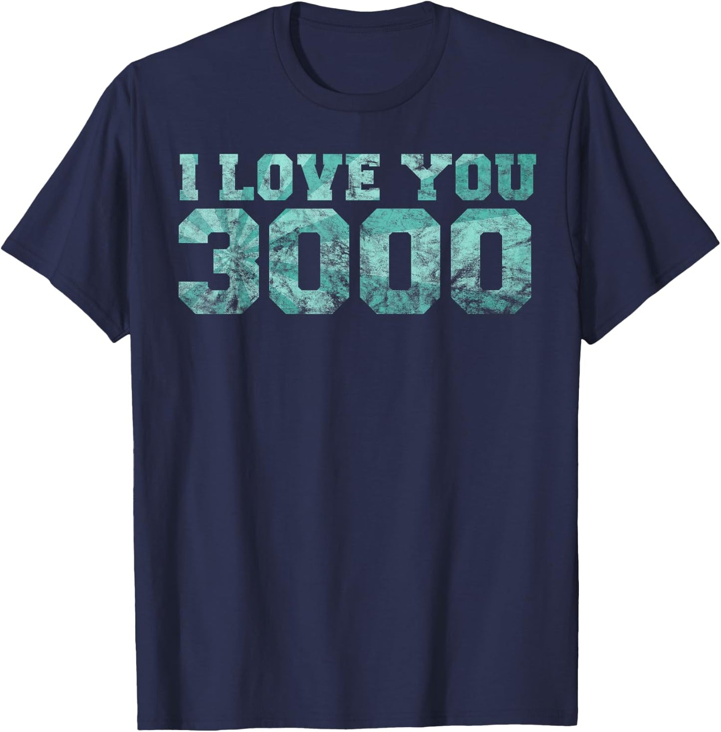 I Love You Dad 3000 Time Vintage Retro Hero Gift T-Shirt - T-Shirt | Navy