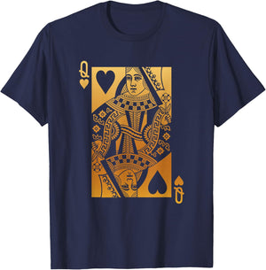 Queen of Hearts T-Shirt - T-Shirt | Navy