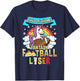 Fantasy Football Loser Last Place Funny Draft Party Unicorn T-Shirt - T-Shirt | Navy