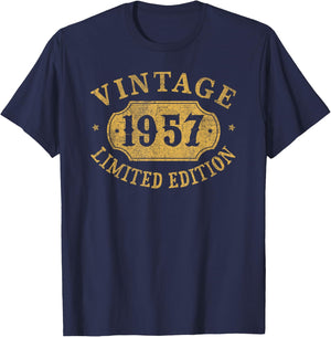69th Birthday Women 69 year old Men Funny 1957 69 year old T-Shirt - T-Shirt | Navy