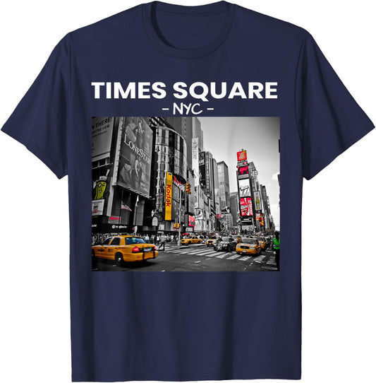 Times Square T Shirt NYC New York City Gift T-Shirt - T-Shirt | Navy
