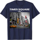 Times Square T Shirt NYC New York City Gift T-Shirt - T-Shirt | Navy