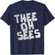 The TOS Typography Shirt Men and Women T-Shirt - T-Shirt | Navy