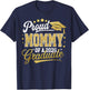 Proud Mommy of A Class of 2026 Graduate Senior Grad Family T-Shirt - T-Shirt | Navy