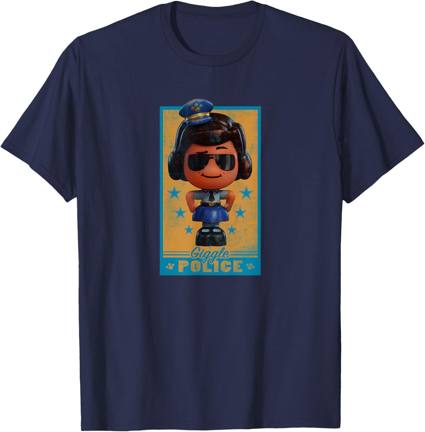 Disney Pixar Toy Story 4 Giggle Police T-Shirt - T-Shirt | Navy