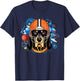 Tennessee Coonhound Dog Sport Lovers | Tennessee Tri Stars T-Shirt - T-Shirt | Navy