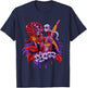 Predator Girl Cartoon Funny Caricature Cool Comic Gift T-Shirt - T-Shirt | Navy