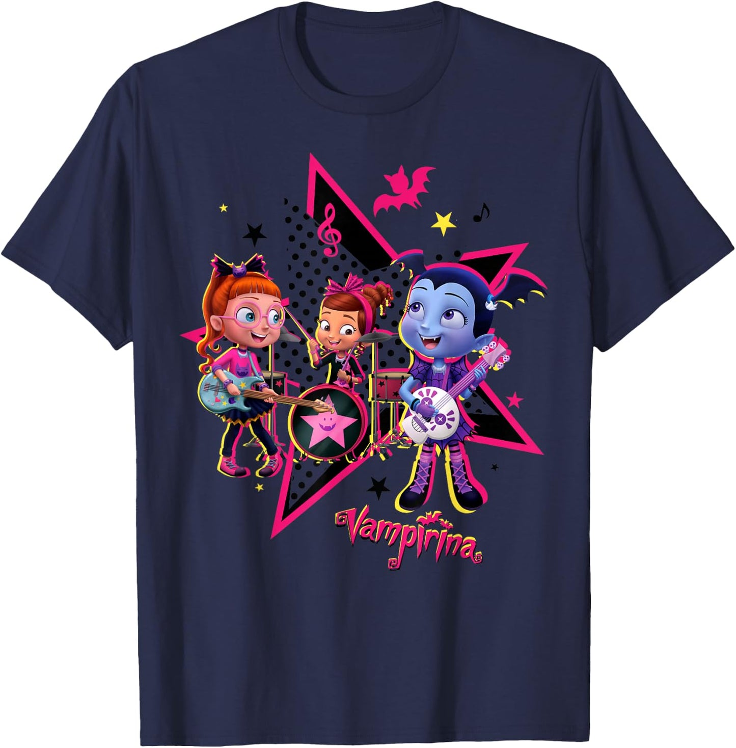 Disney - Vampirina Band Pic T-Shirt - T-Shirt | Navy