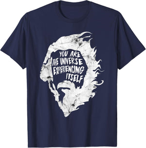 Alan Watts - You're The Universe - Grunge T-Shirt - T-Shirt | Navy