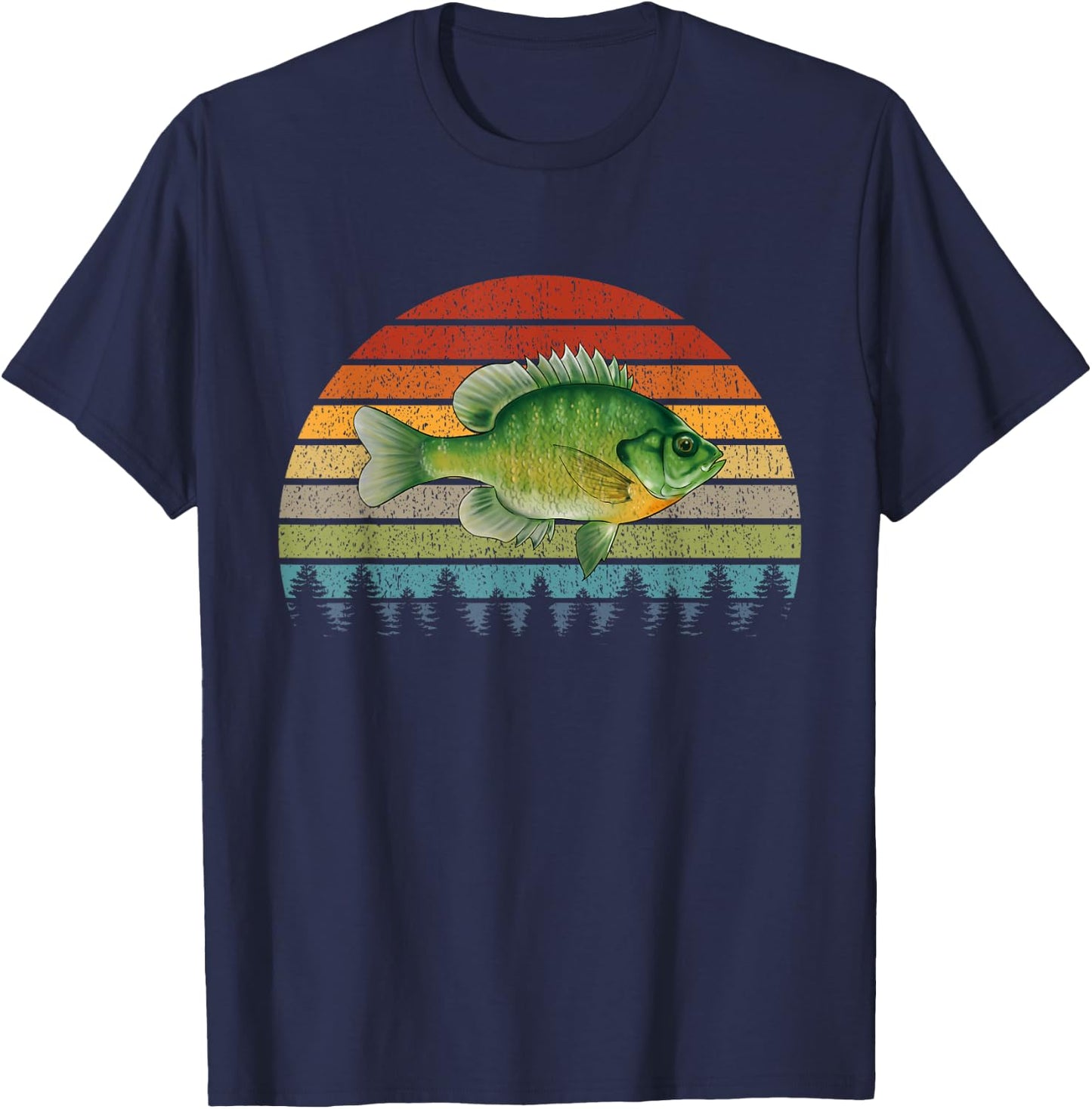 Bluegill Sunfish Fishing Freshwater Fish T-Shirt - T-Shirt | Navy