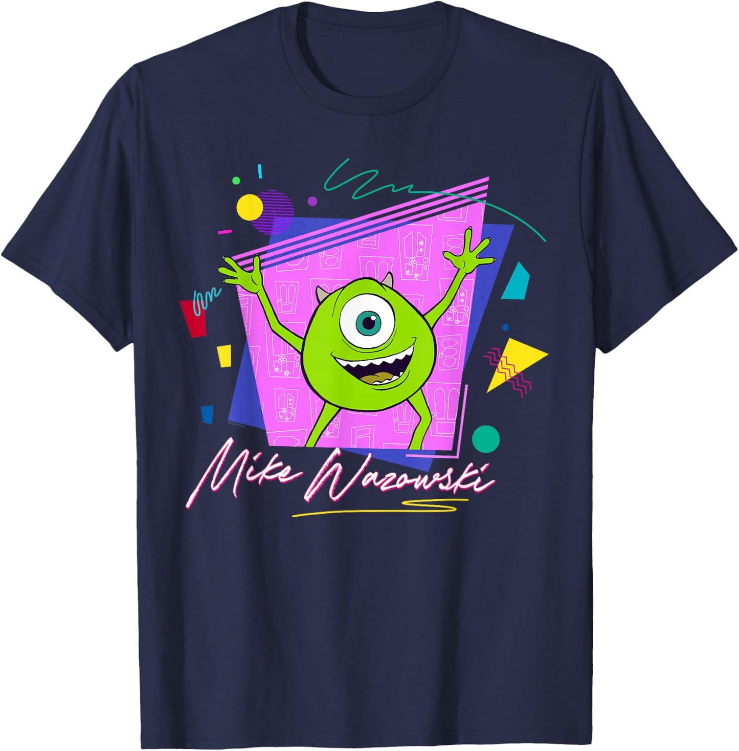 Disney & Pixar’s Monsters Inc Couples Matching Mike Wazowski T-Shirt - T-Shirt | Navy