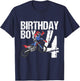 4 Year Old Dirt Bike Birthday Party Motocross MX 4th Gift T-Shirt - T-Shirt | Navy