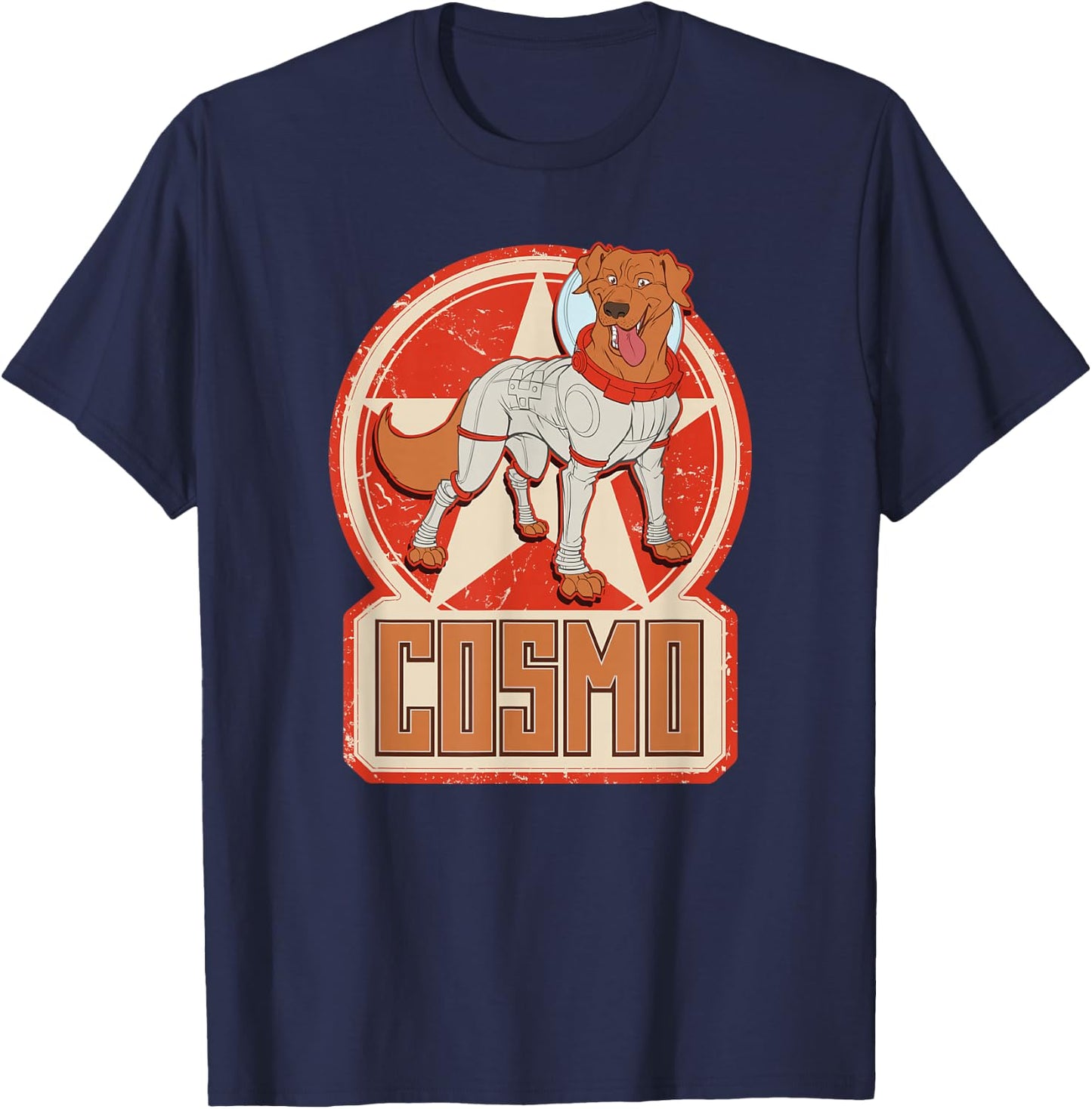 Marvel Guardians of the Galaxy Cosmo The Space Dog T-Shirt - T-Shirt | Navy