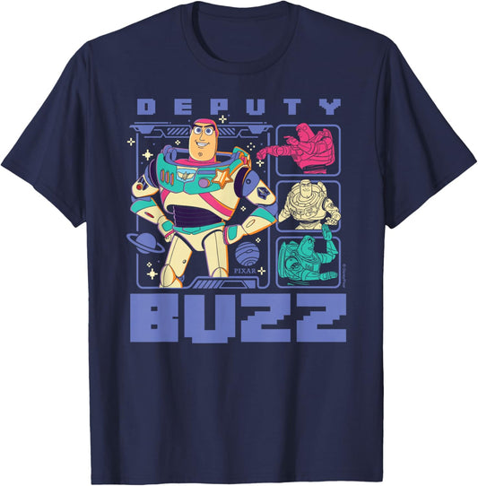 Toy Story 5 - Deputy Buzz Lightyear T-Shirt - T-Shirt | Navy