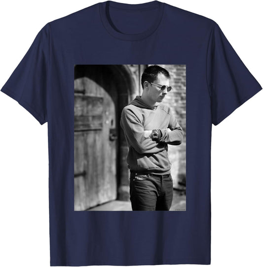 Thom York of Radiohead 1997 by Simon Fowler T-Shirt - T-Shirt | Navy