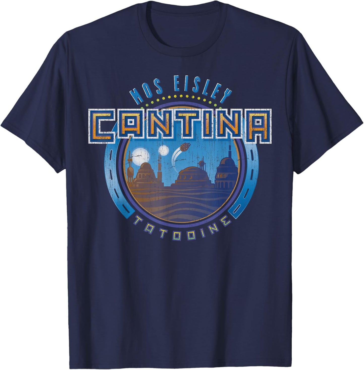 Star Wars Mos Eisley Cantina Badge T-Shirt - T-Shirt | Navy