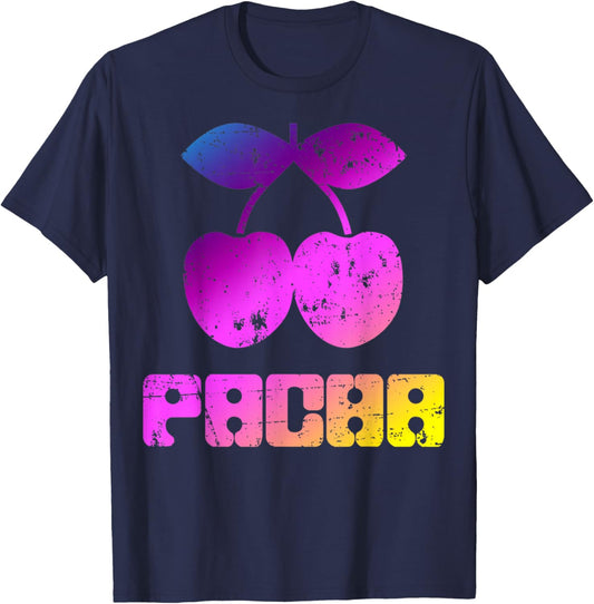Pacha Ibiza Retro Summer Design Vintage Cool 1980's Style T-Shirt - T-Shirt | Navy