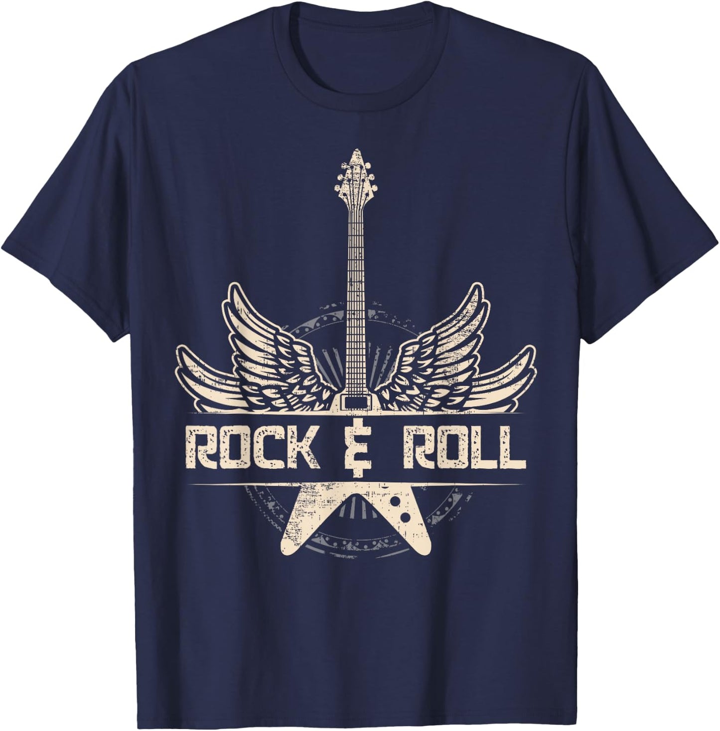 Classic Rock Gift Design For 80s Classic Rock Fans T-Shirt - T-Shirt | Navy