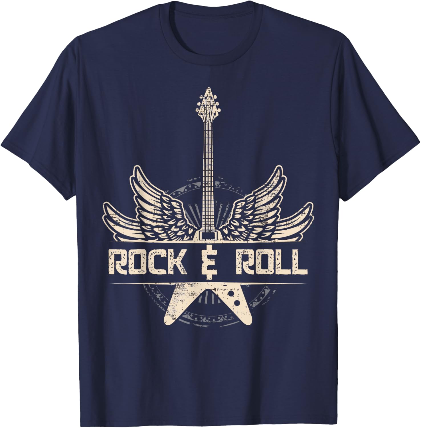 Classic Rock Gift Design For 80s Classic Rock Fans T-Shirt - T-Shirt | Navy