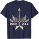 Classic Rock Gift Design For 80s Classic Rock Fans T-Shirt - T-Shirt | Navy