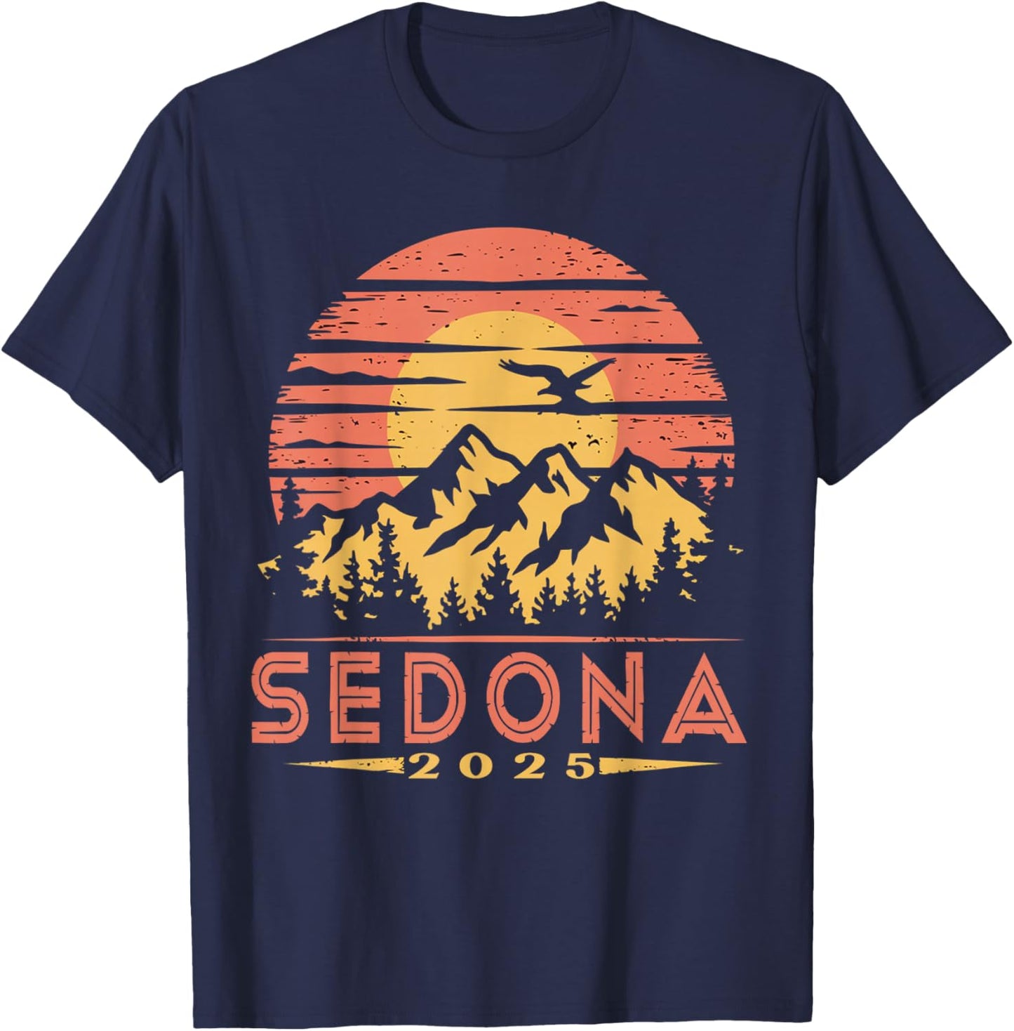 Sedona 2025 Family Trip Friends Group Vacation Matching T-Shirt - T-Shirt | Navy
