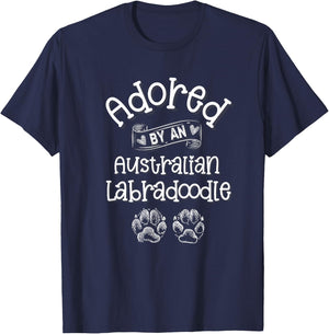Australian Labradoodle Dog Lovers Gift T-Shirt - T-Shirt | Navy