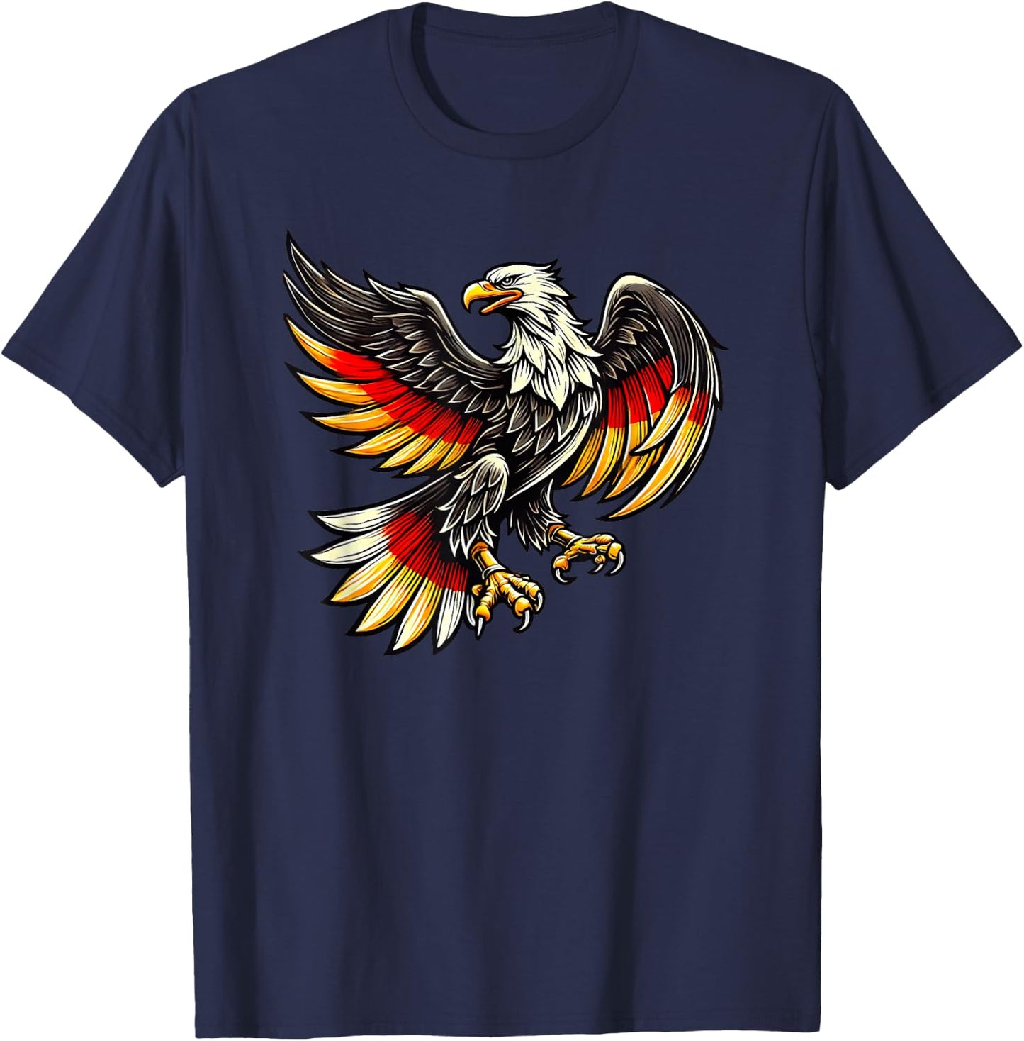 German Eagle - Germany Unity and Tradition T-Shirt - T-Shirt | Navy