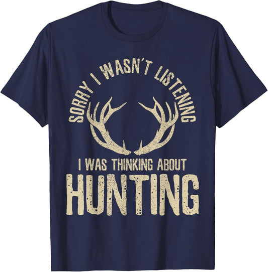 Funny Hunting Quote Saying Deer Venison Elk Hunter Gift T-Shirt - T-Shirt | Navy