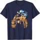 Firefly Iconic Group Shot Retro Vintage Big Chest Poster T-Shirt - T-Shirt | Navy