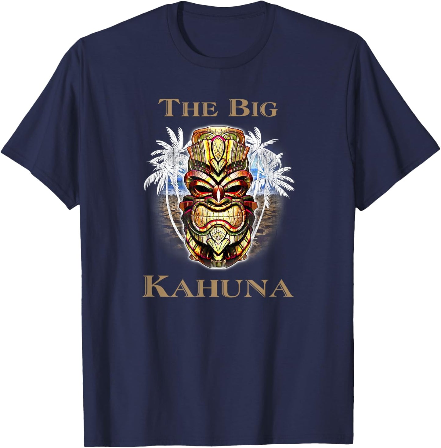 The Big Kahuna Tiki T-Shirt - T-Shirt | Navy