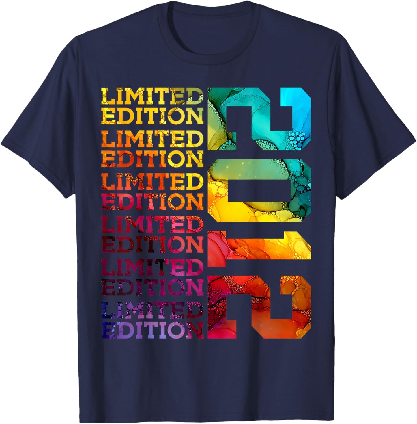 14 Years Limited Edition 2012 14TH Birthday T-Shirt - T-Shirt | Navy