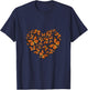 Monarch Butterfly Love Heart Gift and Girls T-Shirt - T-Shirt | Navy