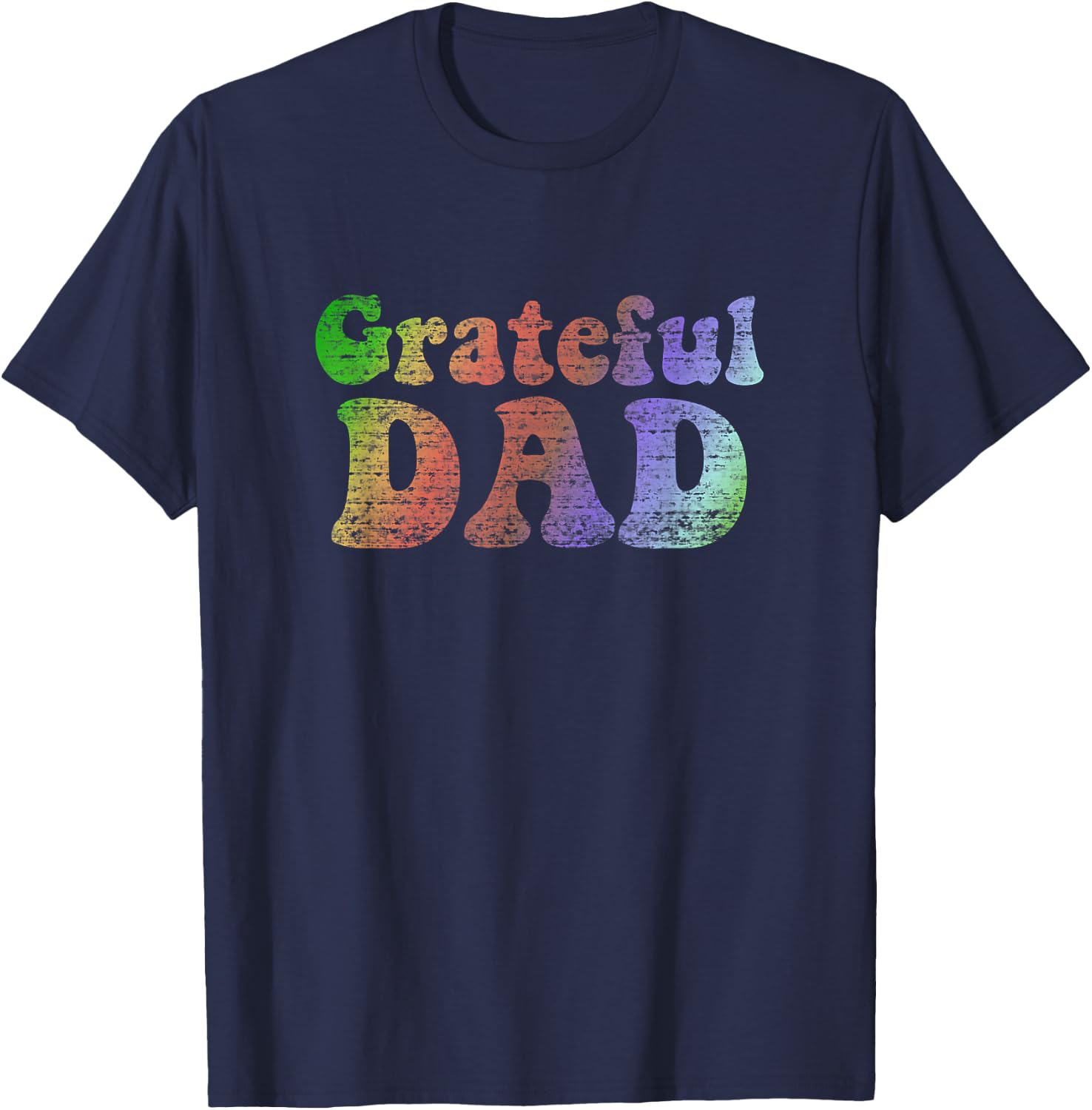 Grateful Dad Vintage T-Shirt - T-Shirt | Navy