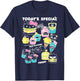 Hello Sanrio Kawaii Burger Shop Foodie Menu Shirt T-Shirt - T-Shirt | Navy
