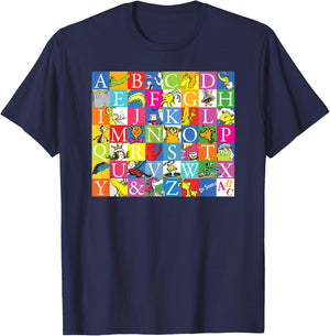 Dr. Seuss A to Z T-Shirt - T-Shirt | Navy