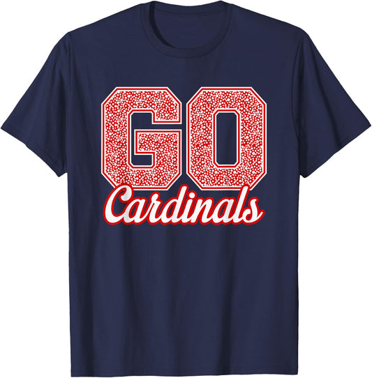 Bloomingdale Cardinals GO! School Pride T-Shirt - T-Shirt | Navy