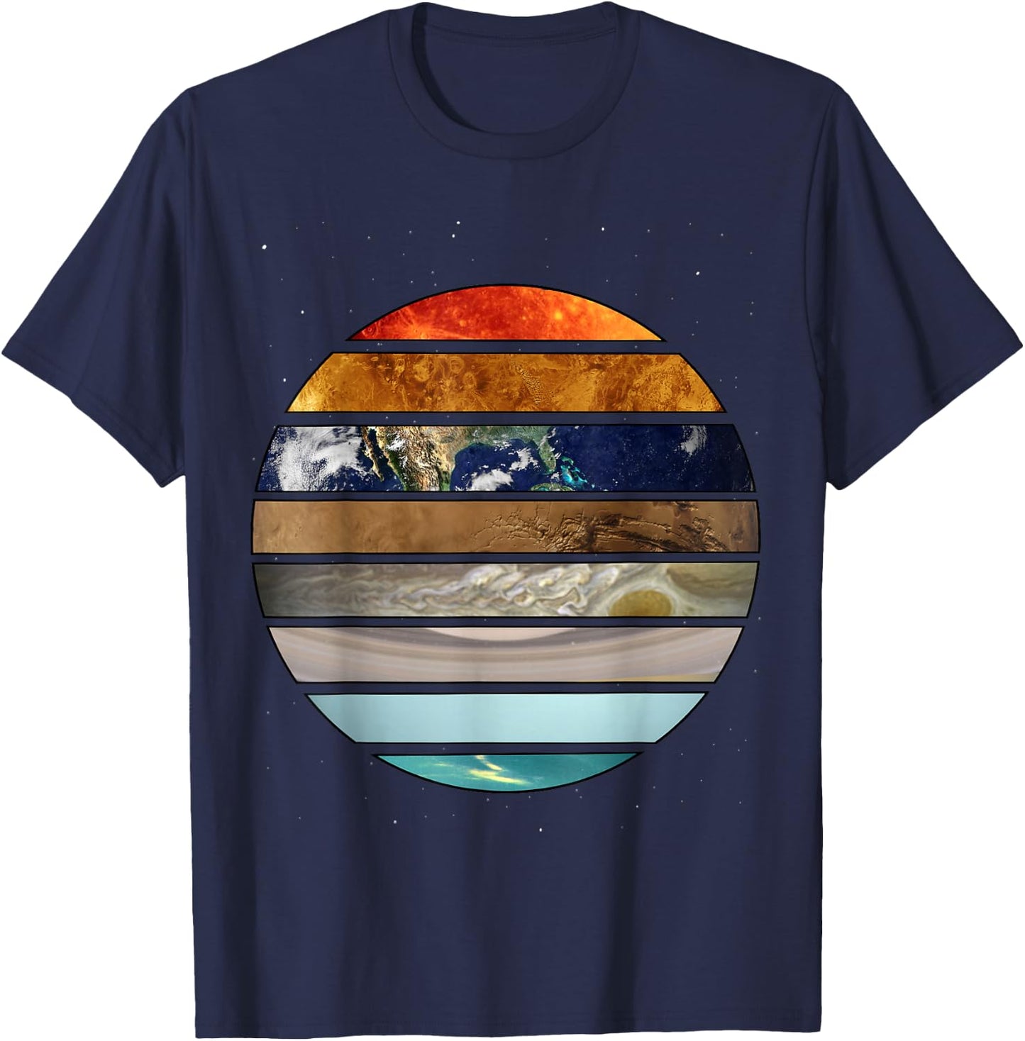 Amazing Planet Great Astronomy Gift T-Shirt - T-Shirt | Navy