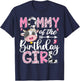 Mommy Of The Birthday Girl Pink Farm Cow 1St Birthday T-Shirt - T-Shirt | Navy