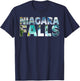 Niagara Falls Waterfall Souvenir Gift Men,Women New York T-Shirt - T-Shirt | Navy
