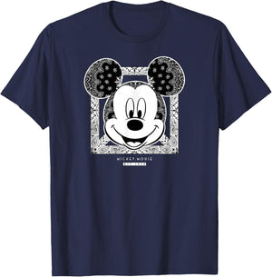 Disney Mickey Mouse Bandana Small T-Shirt - T-Shirt | Navy