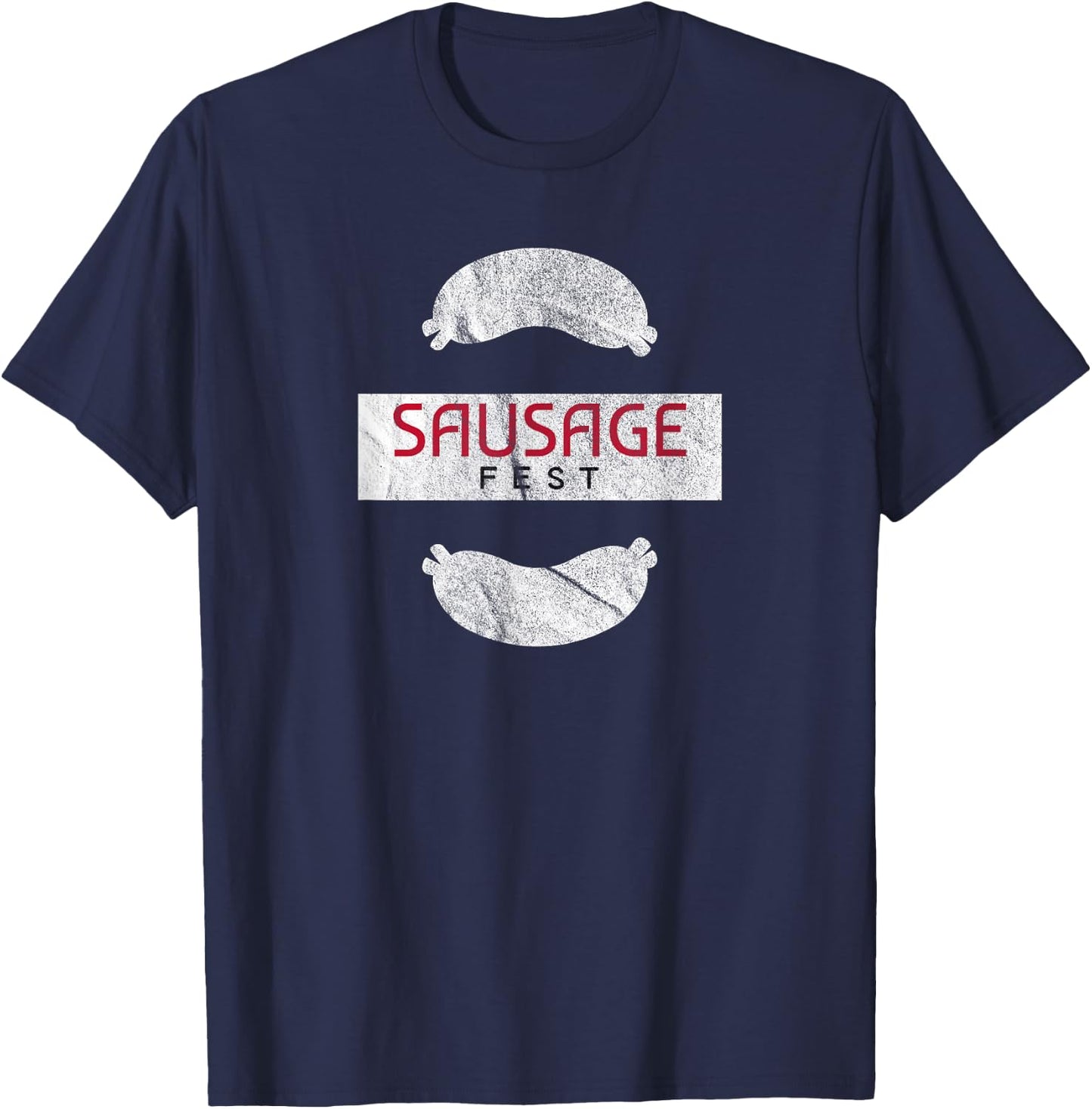 Sausage Fest - Sausage T-Shirt - T-Shirt | Navy